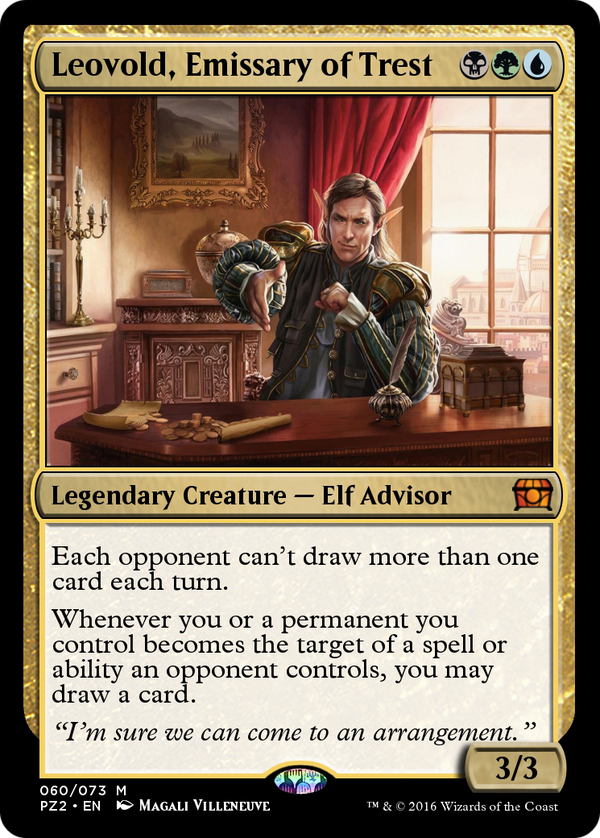 Leovold, Emissary of Trest (PZ2-060) - Treasure Chest Foil