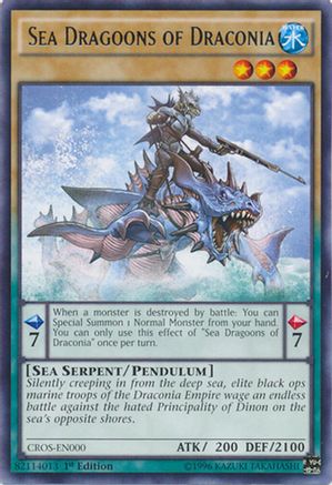 Sea Dragoons of Draconia (CROS-EN000) - Crossed Souls 1st Edition