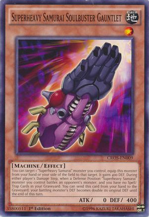 Superheavy Samurai Soulbuster Gauntlet (CROS-EN009) - Crossed Souls Unlimited