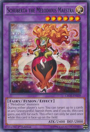 Schuberta the Melodious Maestra (CROS-EN039) - Crossed Souls 1st Edition