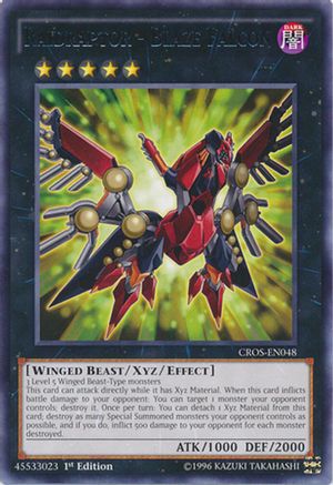 Raidraptor - Blaze Falcon (CROS-EN048) - Crossed Souls 1st Edition