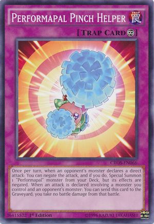 Performapal Pinch Helper (CROS-EN066) - Crossed Souls 1st Edition