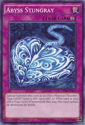 Abyss Stungray (CROS-EN077) - Crossed Souls 1st Edition