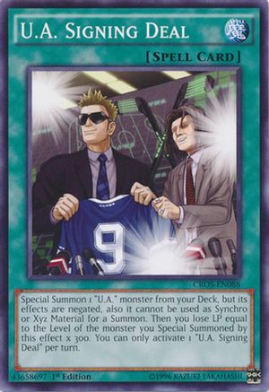 U.A. Signing Deal (CROS-EN088) - Crossed Souls Unlimited