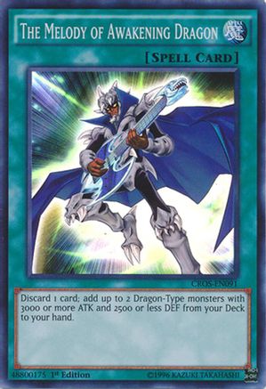 The Melody of Awakening Dragon (CROS-EN091) - Crossed Souls 1st Edition