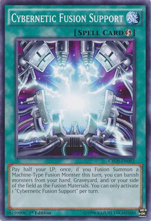 Cybernetic Fusion Support (CROS-EN092) - Crossed Souls Unlimited