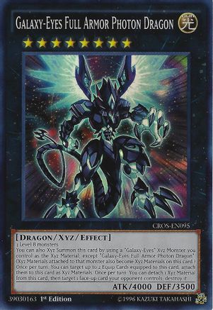 Galaxy-Eyes Full Armor Photon Dragon (CROS-EN095) - Crossed Souls 1st Edition