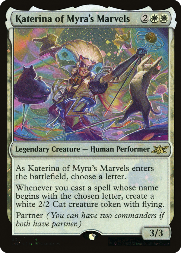 Katerina of Myra's Marvels (Galaxy Foil) [Unfinity]