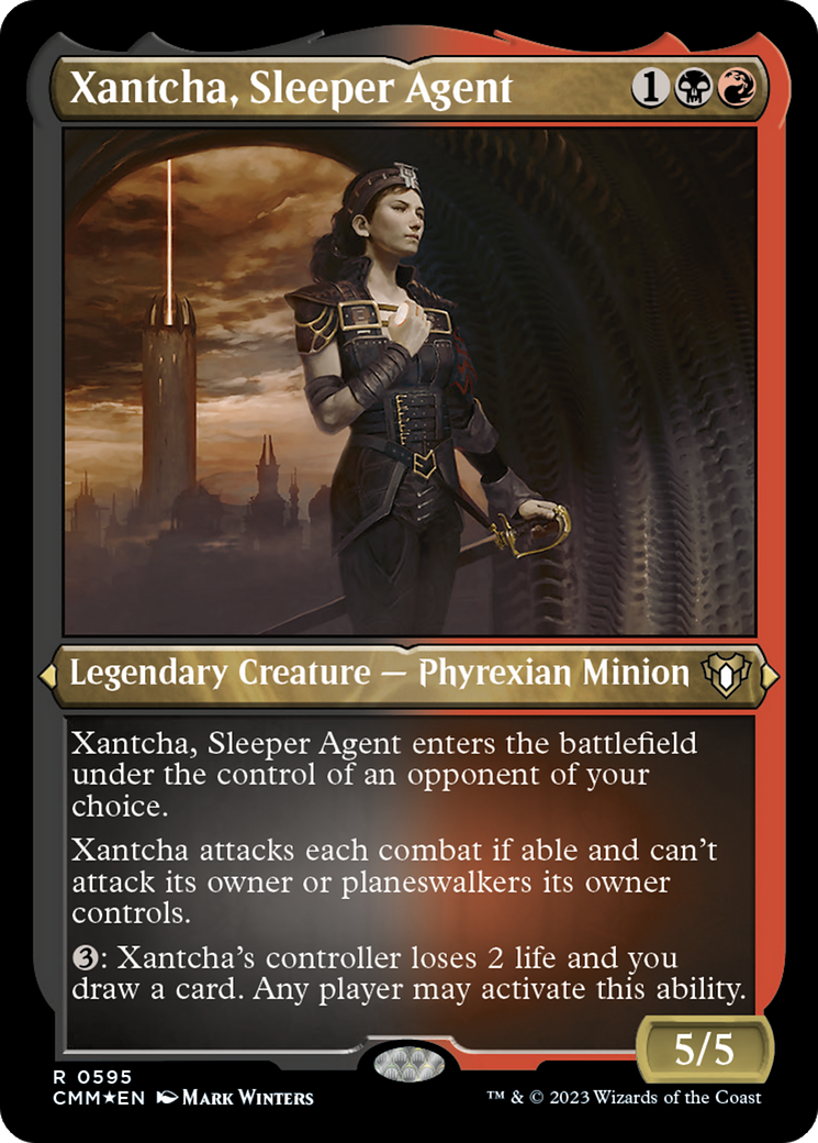Xantcha, Sleeper Agent (Foil Etched) [Commander Masters]