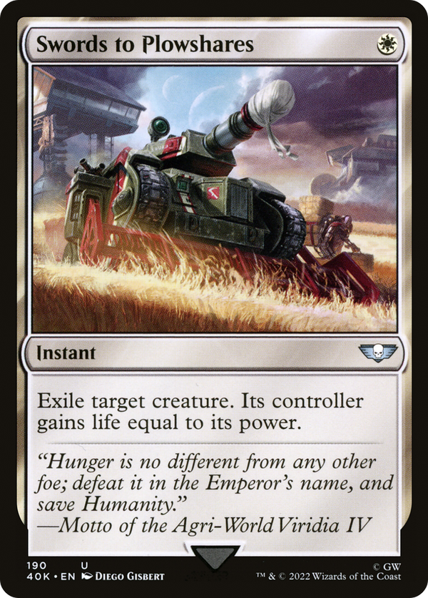 Swords to Plowshares [Warhammer 40,000]
