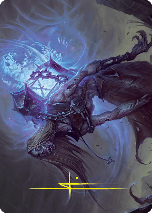 Soul-Shackled Zombie // Soul-Shackled Zombie (AFDN-009) - Foundations Art Series (Borderless) Foil