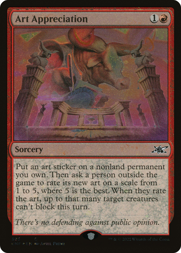 Art Appreciation (Galaxy Foil) [Unfinity]