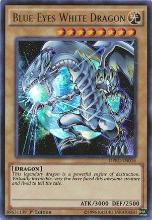 Blue-Eyes White Dragon (DPBC-EN016) - Duelist Pack: Battle City 1st Edition
