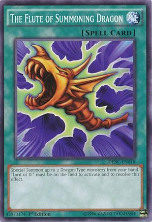 The Flute of Summoning Dragon (DPBC-EN018) - Duelist Pack: Battle City 1st Edition