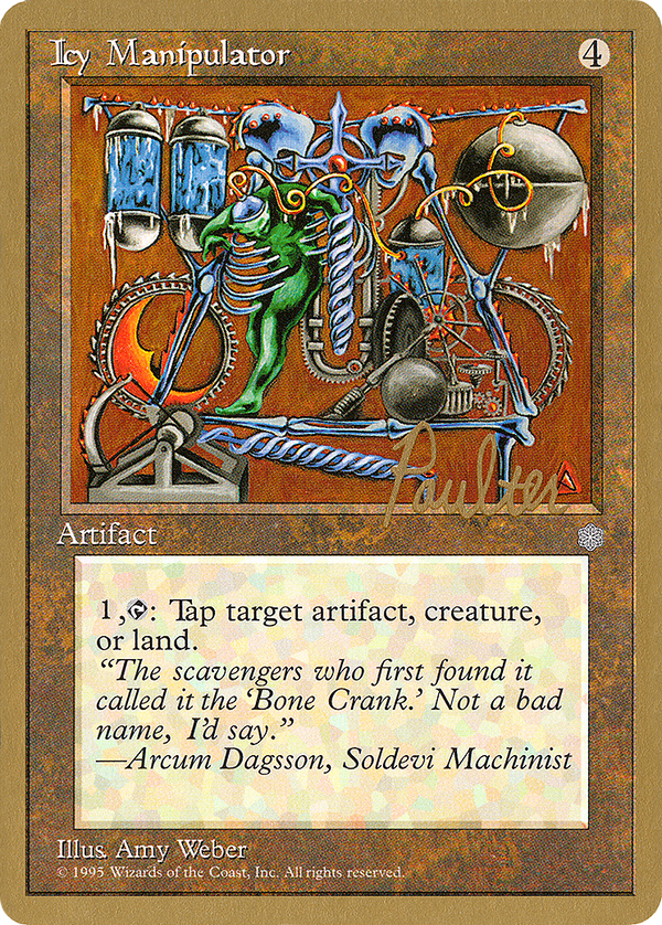 Icy Manipulator (Preston Poulter) [Pro Tour Collector Set]