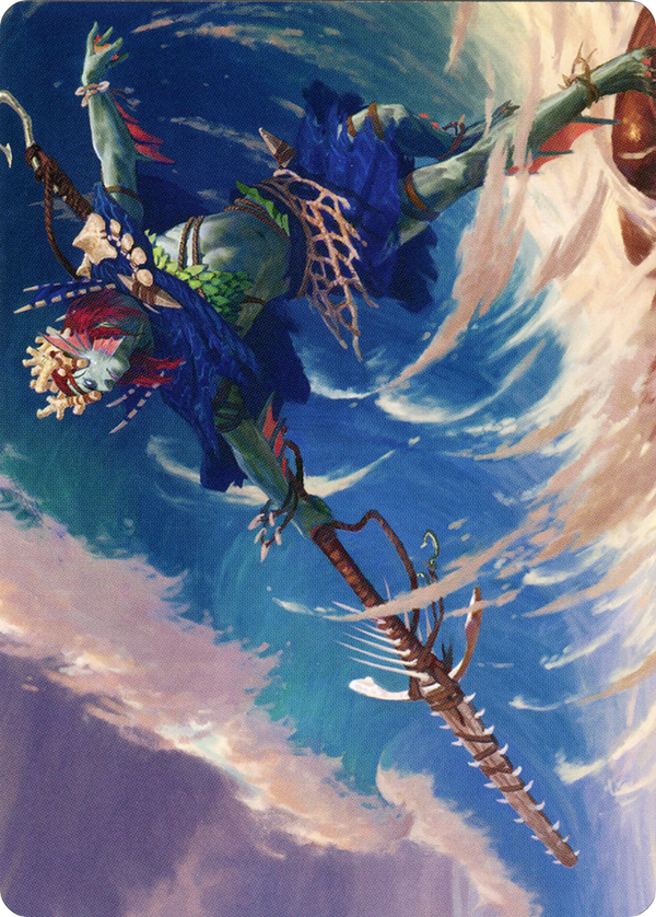 Tazeem Roilmage // Tazeem Roilmage (AZNR-051) - Zendikar Rising Art Series (Borderless) Foil