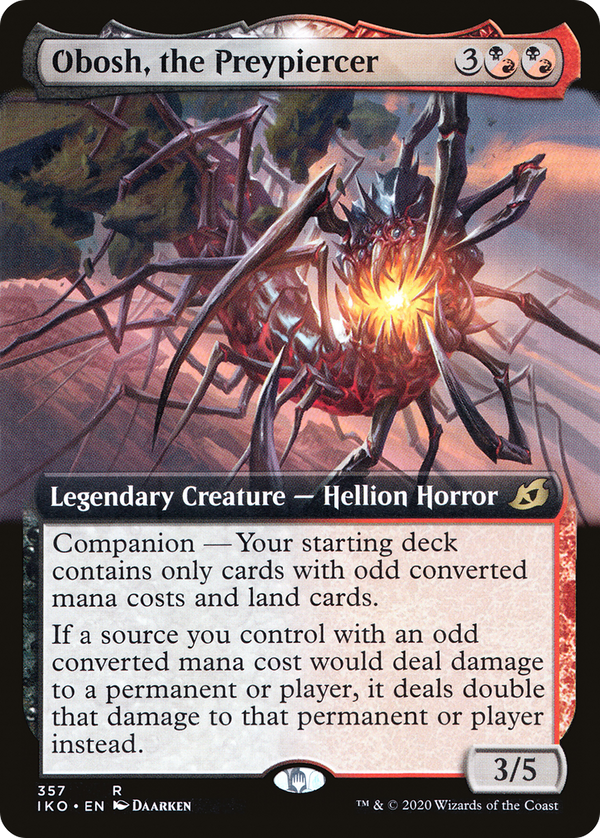 Obosh, the Preypiercer (Extended Art) [Ikoria: Lair of Behemoths]