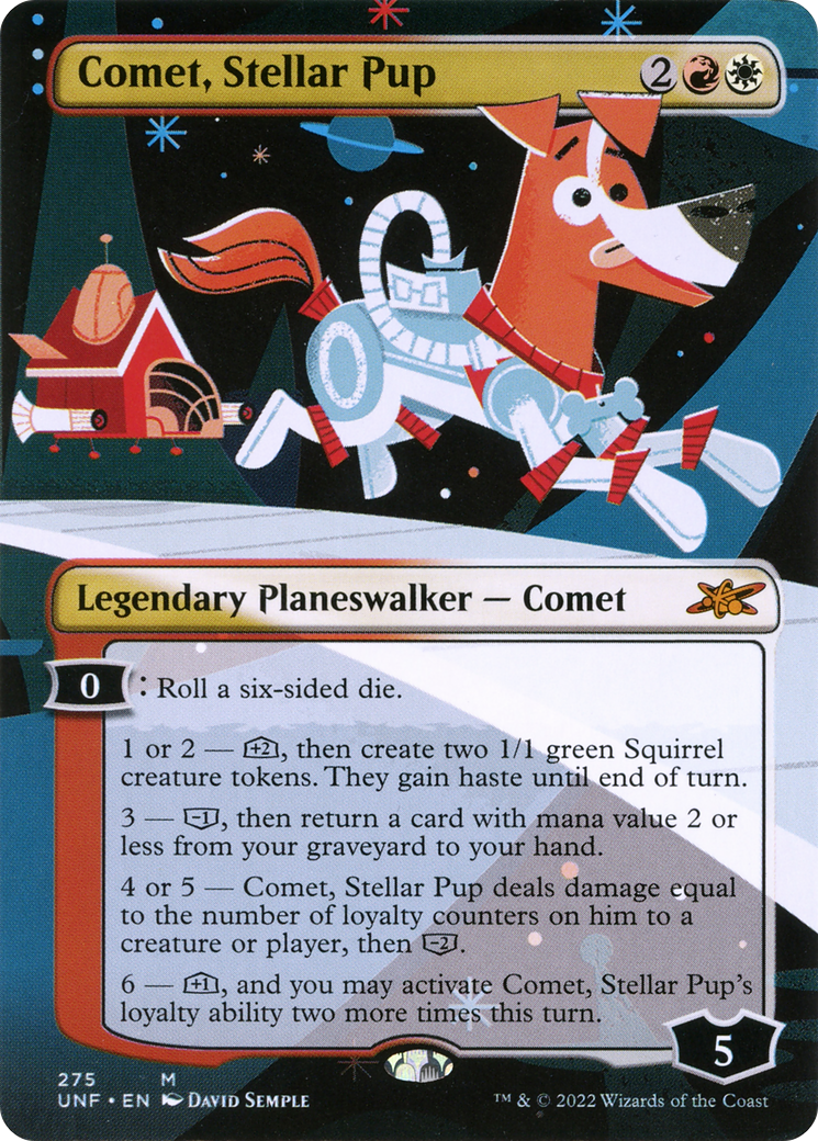 Comet, Stellar Pup (Borderless) [Unfinity]