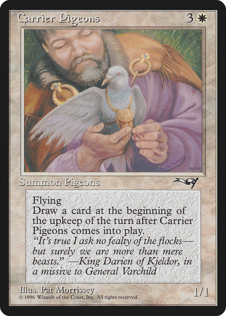 Carrier Pigeons (Flying Art) [Alliances]