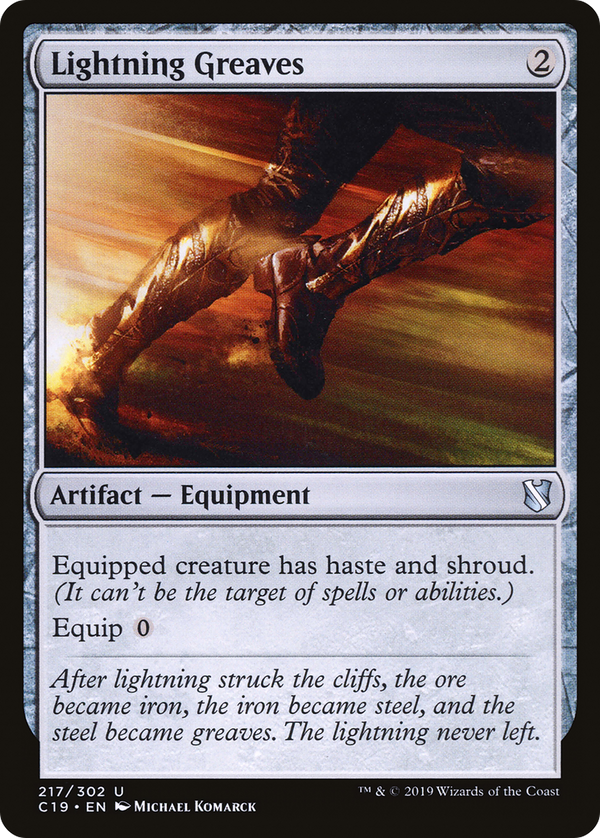Lightning Greaves [Commander 2019]