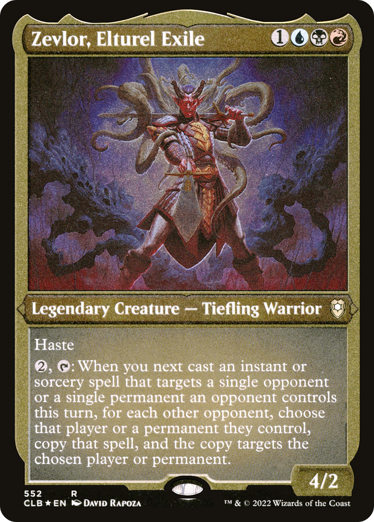 Zevlor, Elturel Exile (Foil Etched) [Commander Legends: Battle for Baldur's Gate]
