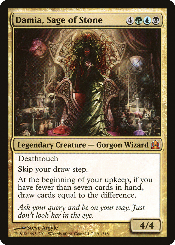 Damia, Sage of Stone [Commander 2011]