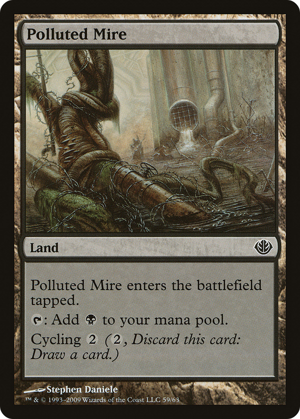 Polluted Mire [Duel Decks: Garruk vs. Liliana]