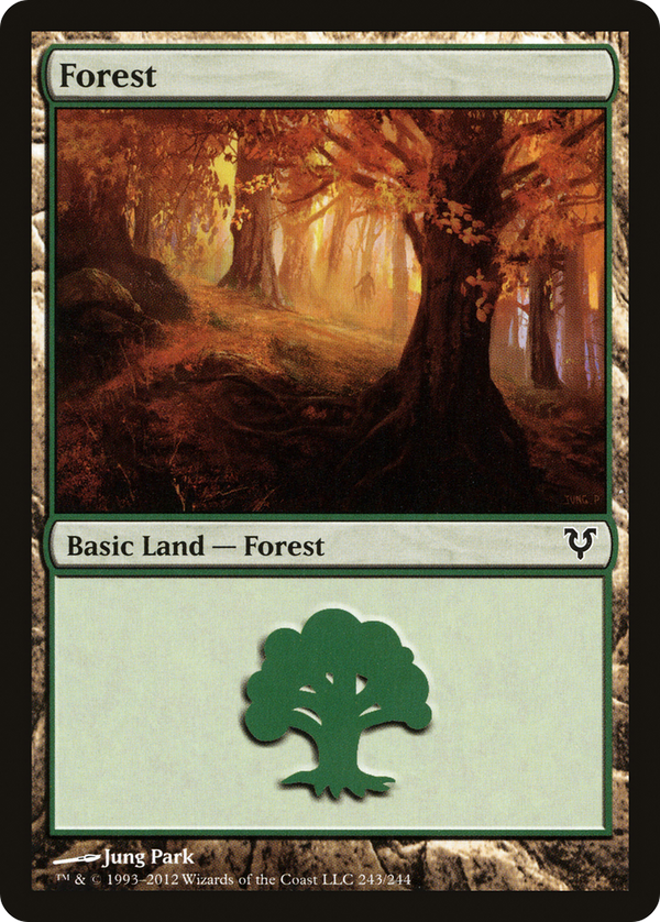 Forest (243) [Avacyn Restored]