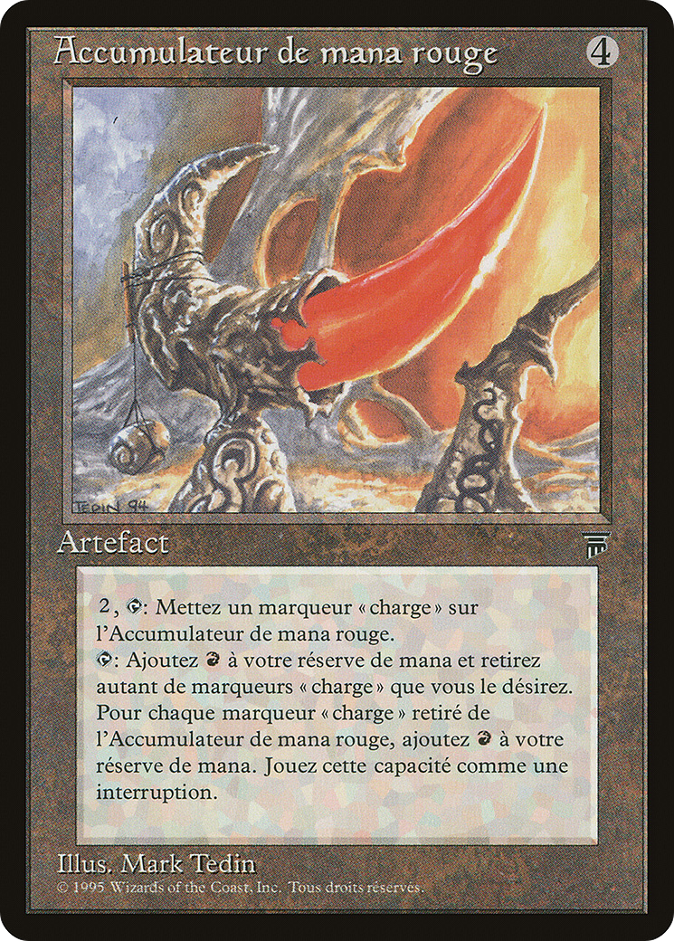 Red Mana Battery (French) - 