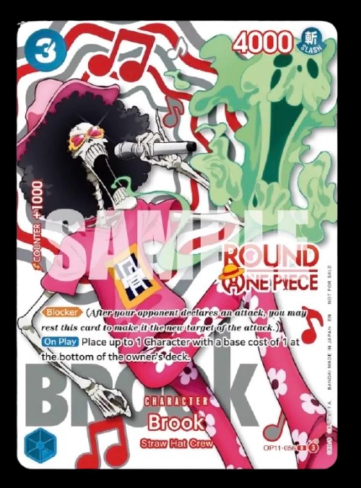 Brook (Round 1 Promo) (OP11-056) - One Piece Promotion Cards Foil