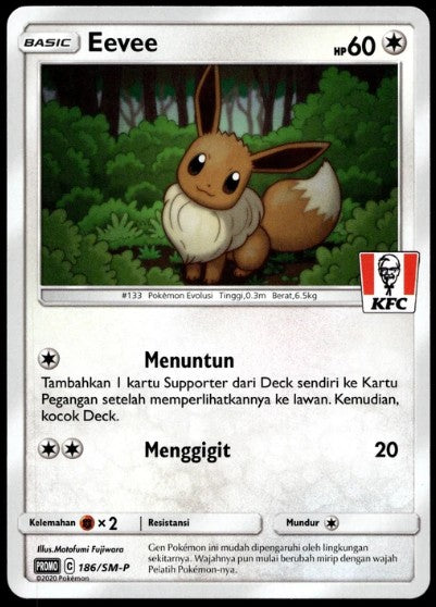 Eevee (186/SM-P) [Indonesian KFC - Promo]