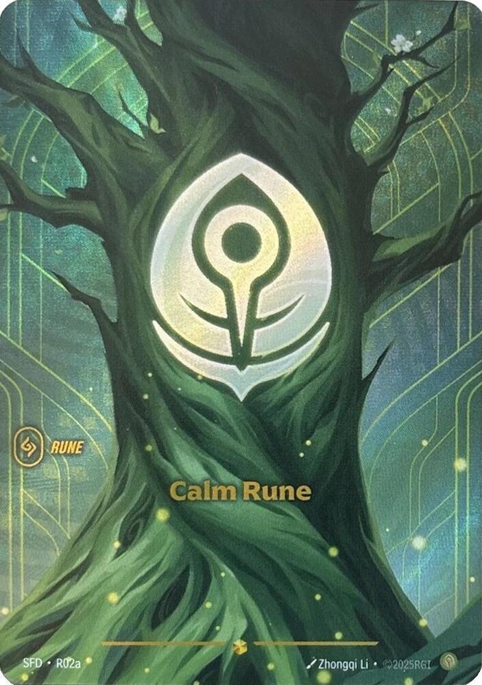 Calm Rune (Alternate Art) SFD R02a [Spiritforged]