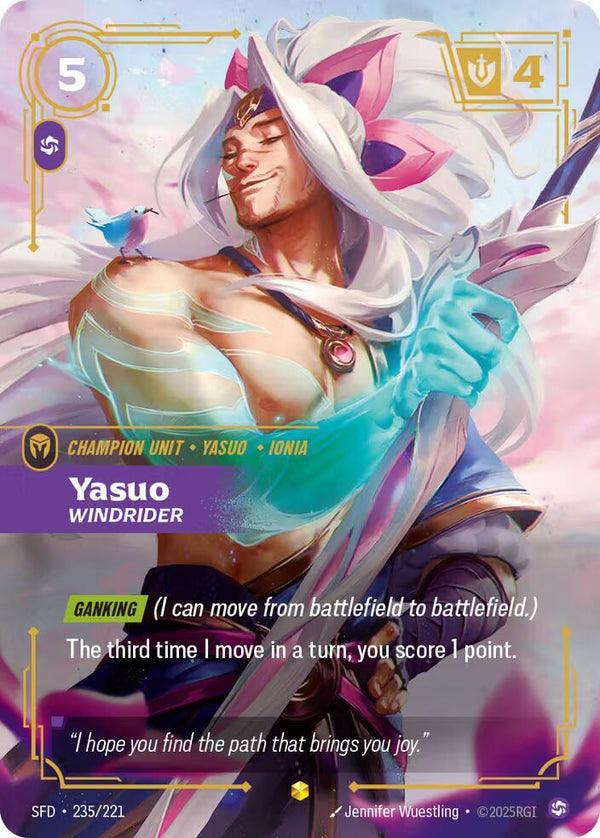 Yasuo - Windrider SFD #235*/221 (Signature) [Spiritforged]