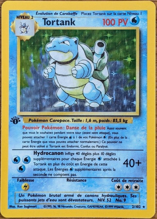 Blastoise (2/102) - Base Set 1st Edition Spanish