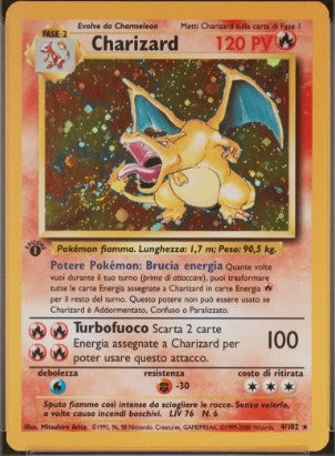 Charizard (4/102) - Base Set 1st Edition Spanish