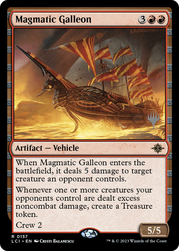 Magmatic Galleon (Promo Pack) [The Lost Caverns of Ixalan Promos]