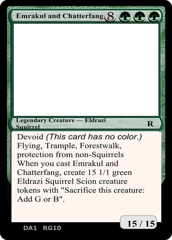 Emrakul and Chatterfang (UNK-RG10) - Unknown Event