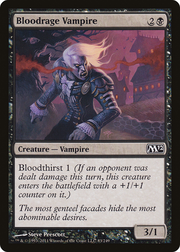 Bloodrage Vampire [Magic 2012]