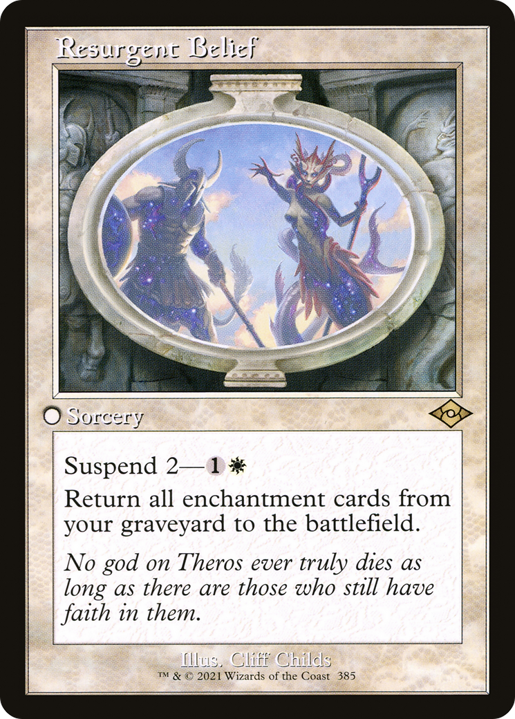 Resurgent Belief (Retro Foil Etched) [Modern Horizons 2]