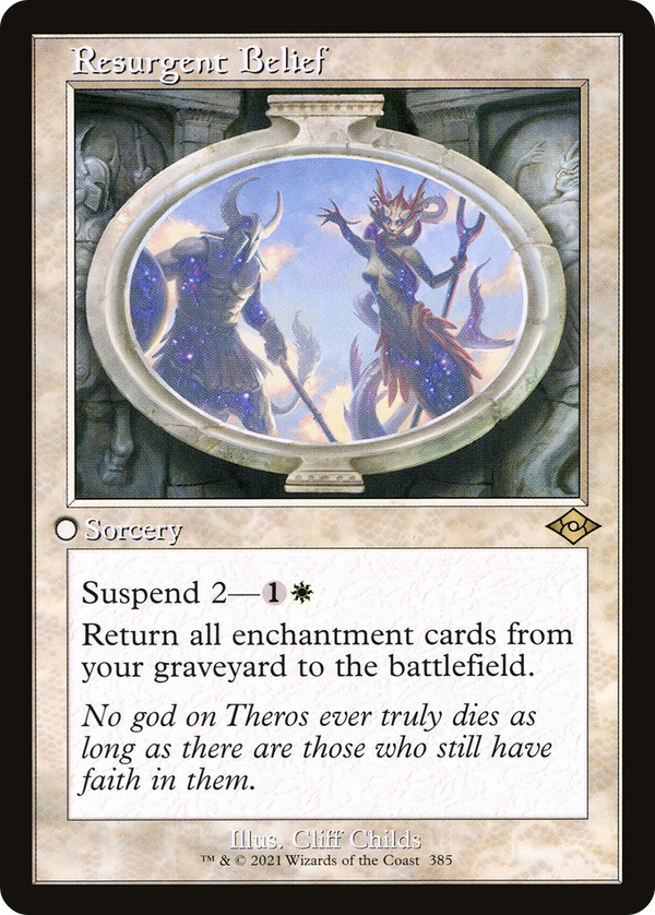 Resurgent Belief (Retro Foil Etched) [Modern Horizons 2]