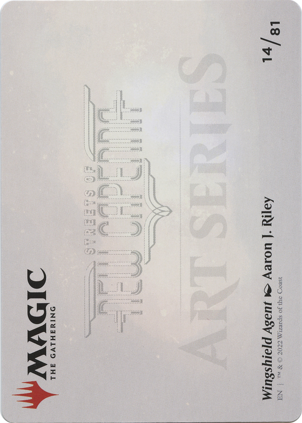 Wingshield Agent // Wingshield Agent (ASNC-014) - New Capenna Art Series (Borderless) Foil