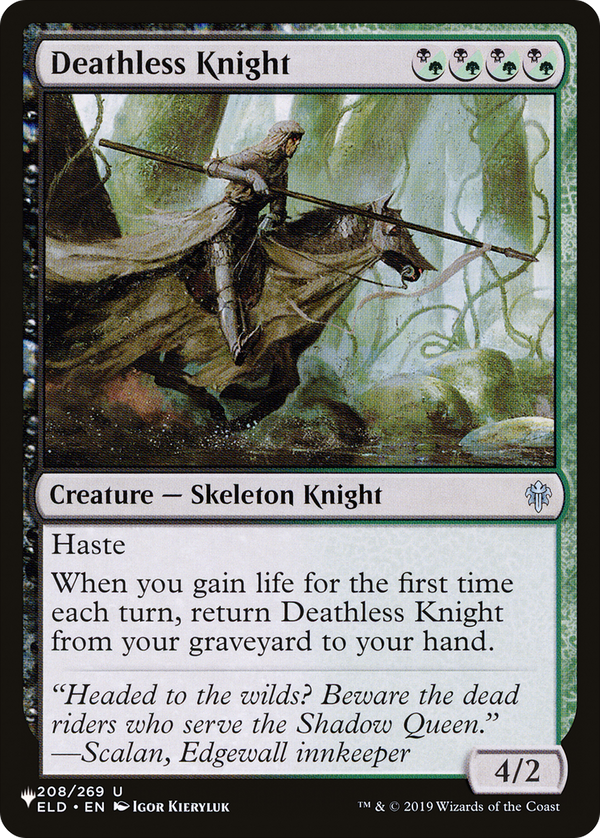 Deathless Knight [The List]