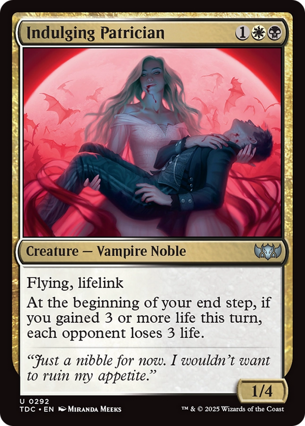 Indulging Patrician [Tarkir: Dragonstorm Commander]