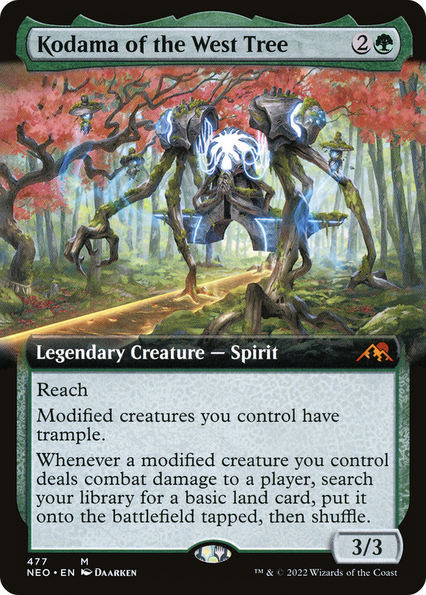 Kodama of the West Tree (Extended Art) [Kamigawa: Neon Dynasty]