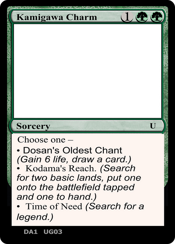 Kamigawa Charm (UNK-UG03B) - Unknown Event