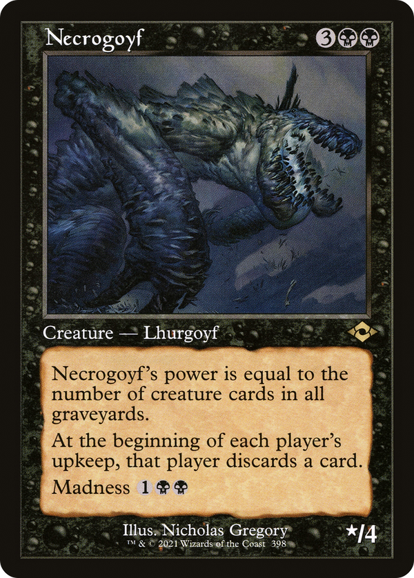 Necrogoyf (Retro Foil Etched) [Modern Horizons 2]