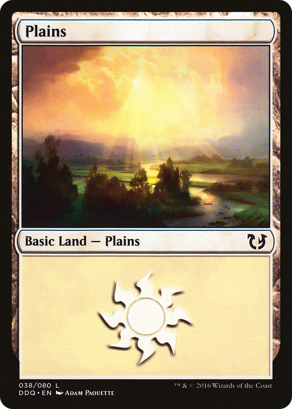 Plains (38) [Duel Decks: Blessed vs. Cursed]