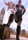 Minsc & Boo, Timeless Heroes // Minsc & Boo, Timeless Heroes (ACLB-072) - Battle for Baldur's Gate Art Series (Borderless)