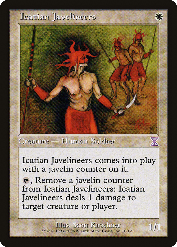 Icatian Javelineers [Time Spiral Timeshifted]