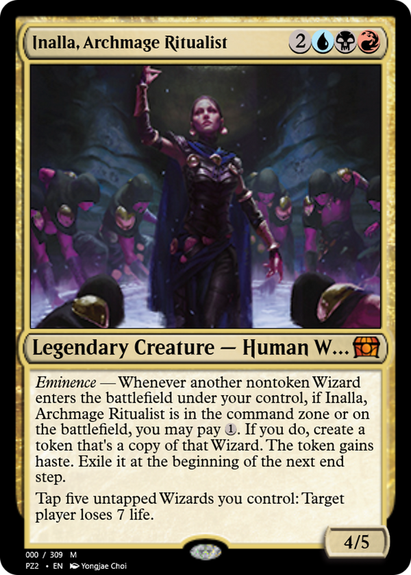 Inalla, Archmage Ritualist (PZ2-65737) - Treasure Chest Foil